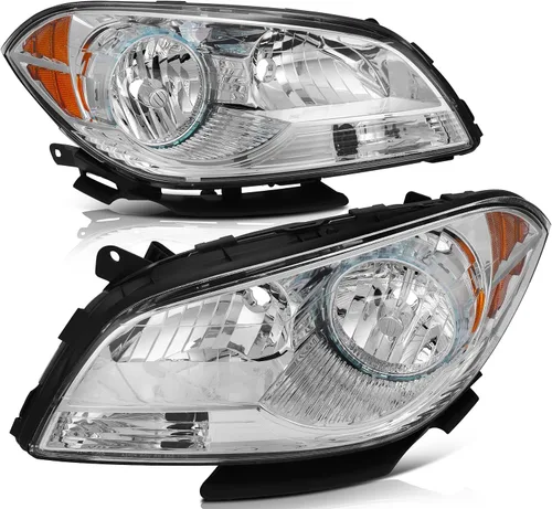 Miniatura 42 de Conjunto de faros delanteros para Chevy Avalanche 1500 2003-2006 para Avalanche 2500 03-06 para 1500 Classic 2007 carcasa negra reflector ámbar