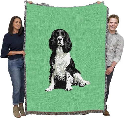 Miniatura 17 de Pure Country Weavers Manta con diseño de Springer Spaniel inglés "I Love My English Springer Spaniel", regalo para los amantes de los perros, manta