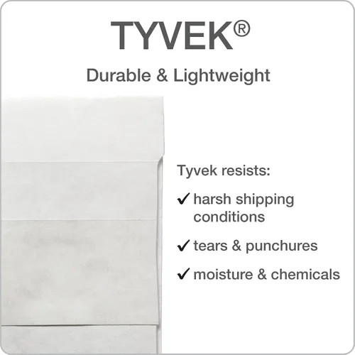 Miniatura 2 de Quality Park Tyvek - Sobres grandes de 10 x 13 pulgadas, paquete de 100 unidades, 2 pulgadas de expansión, desgarros, pinchazos y bolsas de correo