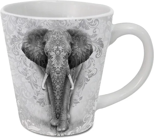 Miniatura 17 de Taza de leopardo Tazas de viaje de cerámica de animales lindos Taza para amantes del café Diseño de leopardos Gran regalo novedoso Ropa