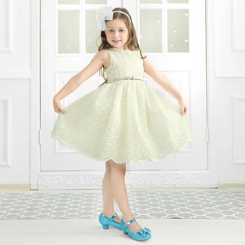 Miniatura 135 de PANDANINJIA Vestido de jada para niñas y niños pequeños, zapatos de princesa Mary Jane con tacones con lazo para fiesta, boda, boda