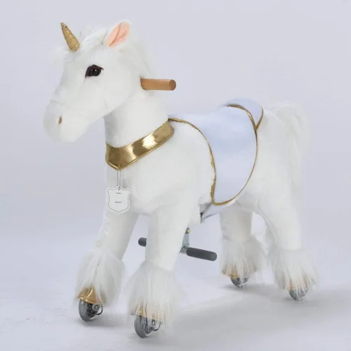 Miniatura 2 de UFREE pony, caballo de juguete que camina, caballo balancín con ruedas Giddy Up Ride On para niños 3 a 5 años, 3 hasta 5 años