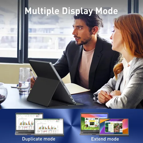 Miniatura 4 de cocopar Monitor portátil de 15.6 pulgadas 1080P 60Hz 60% sRGB IPS Monitor de viaje con USB-C HDMI pantalla portátil para laptop MacBook Surface PC