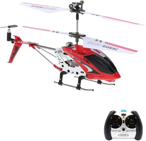 Miniatura 8 de GoolRC Helicóptero de control remoto, helicópteros RC S107/S107G, mini helicóptero de 3 canales con giroscopio para principiantes (amarillo)