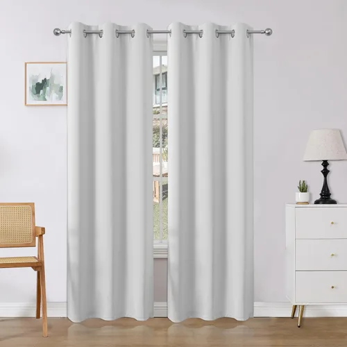Miniatura 43 de Joydeco Cortinas opacas para dormitorio de 72 pulgadas de largo, 2 paneles de cortinas con aislamiento térmico para oscurecer la habitación