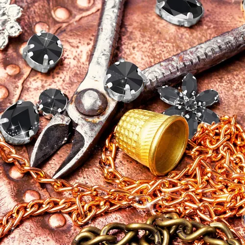Miniatura 6 de WILLBOND 156 piezas de diamantes de imitación para coser con garra, diamantes de imitación de cristal con base plana, gemas con engaste de metal