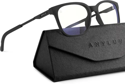 Miniatura 24 de ANYLUV Blue Light Glasses for Men, Lightweight Computer Gaming Glasses, Stylish Anti Eyestrain Blue Light Blocking Men