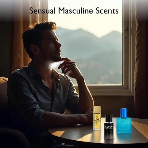 Miniatura 11 de Signature Scent - Juego de 4 fragancias pequeñas para hombre, incluye Savvy/1 mil millones/versos/colección de San Valentín de ingredientes