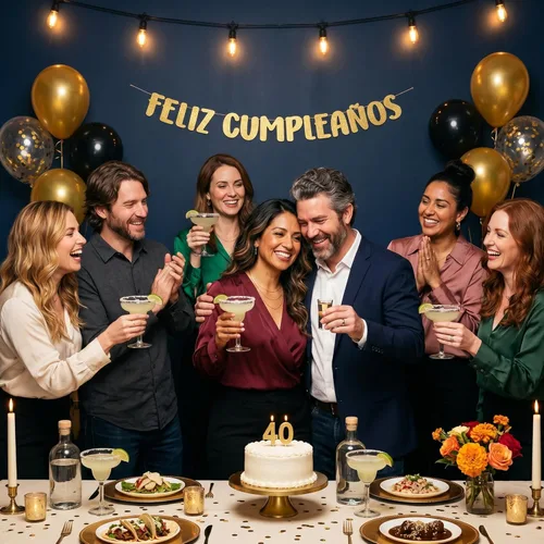 Miniatura 7 de Cartel de Feliz Cumpleaños con purpurina dorada preencordada, decoraciones de cumpleaños para hombres y mujeres, suministros para fiestas y regalos