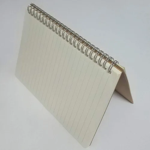 Miniatura 4 de YUREE Cuaderno de espiral/diario en espiral, cuaderno de tapa dura, 140 páginas (70 hojas) con rayas anchas, A5, 8.4 x 5.9 pulgadas, paquete de 5