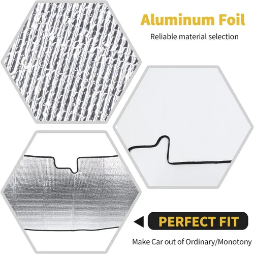 Miniatura 3 de Parasol para parabrisas, protector térmico para ventana de Chevrolet Camaro 2010-2015