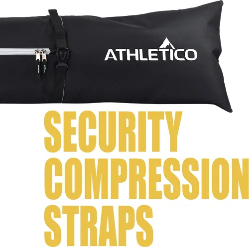 Miniatura 8 de Athletico Bolsa de esquí y bolsa para botas de esquí - Bolsas de esquí para viajes aéreos - Bolsas de esquí de nieve sin acolchado para esquís