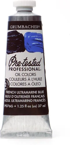 Miniatura 10 de Grumbacher Pintura al óleo pre-probada, 1.3 fl oz/1.25 onzas, azul ártico (P313G)