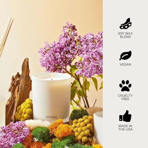 Miniatura 23 de Apotheke Velas perfumadas exclusivas para el hogar, lavanda Hinoki, 10.5 onzas, cera de soja, no tóxica, tarro grande blanco, velas de lujo regalos