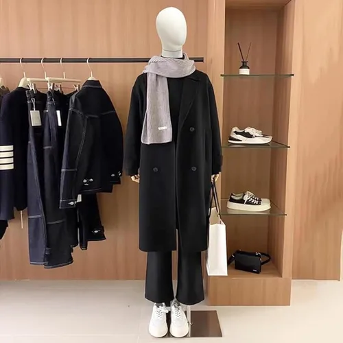 Miniatura 5 de Maniquí masculino adulto forma torso con mango ajustable, maniquí desmontable modelo de exhibición de tienda de cuerpo para exhibición de joyas