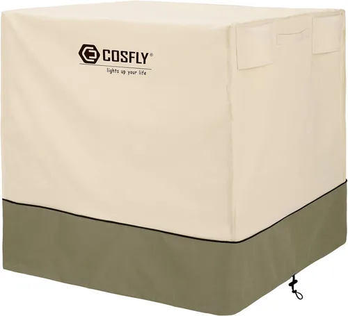 COSFLY - Funda para Aire Acondicionado para Unidades Externas - Cubierta de AC Duradera, Tela Resistente al Agua, Diseño a Prueba de Viento - Forma