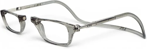 Miniatura 13 de Clic Lentes de lectura magnéticos, lectores ajustables para colgar en el cuello, ajuste seguro con diadema rígida, originales (S-M, tortuga, 2.75)