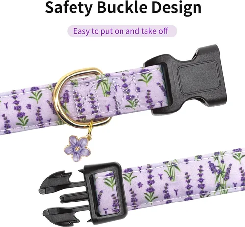 Miniatura 3 de Collares de perro personalizados Gelwoo, collares ajustables para cachorros con hebilla de seguridad para perros pequeños, medianos y grandes, lindo