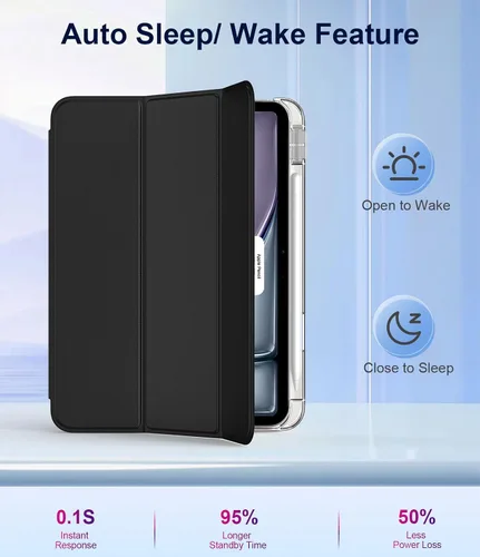 Miniatura 6 de Funda TiMOVO para iPad Air de 11 pulgadas M3 2025/M2 2024, iPad Air de 5ª generación 2022/4ª generación 2020 de 10.9 pulgadas con soporte
