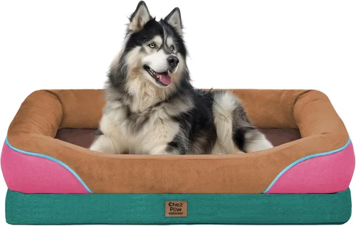 Miniatura 38 de Cama ortopédica grande lavable para perros, sofá XL para perros, cama de cuatro lados para perros, impermeable, antideslizante, para perros de gran