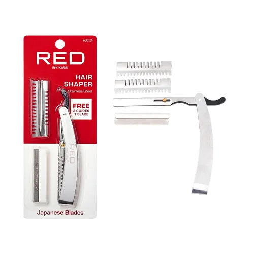 Miniatura 7 de RED by Kiss Cortador de pelo de acero inoxidable, cuchillas de afeitar para afeitar, recortadora de bordes para hombres, afeitadora de pelo