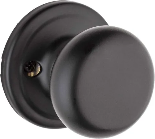 Miniatura 21 de Kwikset Hancock - Pomo de puerta interior de privacidad con cerradura, manija de puerta para baño y dormitorio, perilla de puerta con cerradura