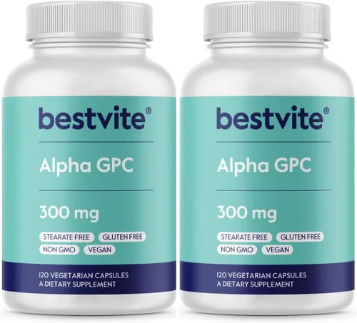 Miniatura 7 de BESTVITE Alpha GPC Colina 600 mg por porción (120 cápsulas vegetales) - Sin estearatos - Vegano - Sin OMG - Sin gluten