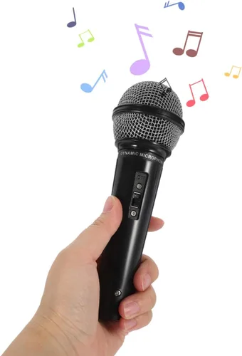 Miniatura 8 de Toyvian Micrófono para niños: accesorio de micrófono falso de plástico, juguete de micrófono de juego de simulación para niños pequeños - Accesorios
