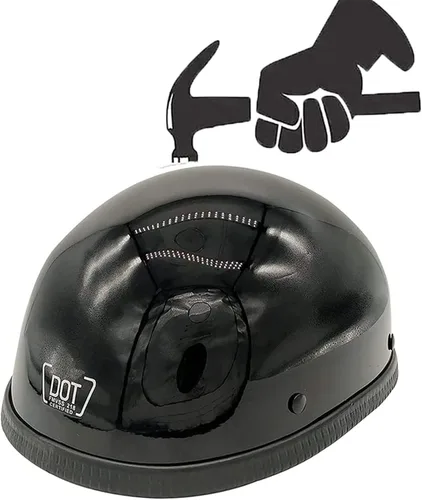 Casco retro pequeño y ligero aprobado por DOT para motocicleta para hombres y mujeres, ligero estilo alemán, casco para adultos, ciclomotor,