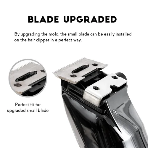 Miniatura 2 de KBDS Cuchillas de repuesto para cortaúpers, pieza de cuchilla de precisión de 2 agujeros compatible con Wahl Magic Clip/Super
