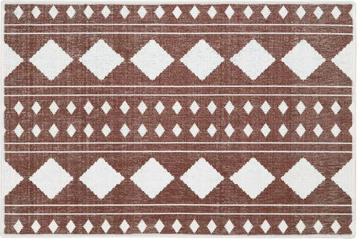 Miniatura 9 de SUSSEXHOME Diamond Collection - Alfombra de pelo bajo resistente de 2 x 3 pies, alfombra ultrafina y antideslizante, alfombra de interior de algodón