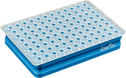 Miniatura 3 de Tubo de Bloque de Enfriamiento de Aluminio para Enfriador de 96 Pozos para Tiras de Placas PCR de 0.1ml 0.2ml, Paquete de 1