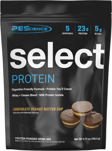 Miniatura 39 de PEScience Select Protein Powder, mezcla de suero y caseína, proteína limpia en polvo para mujeres y hombres, baja en calorías, baja