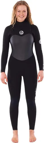 Miniatura 2 de Rip Curl Flashbomb - Traje de neopreno con cremallera en el pecho (3/2 GB, color negro, 4)