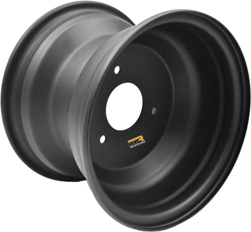 Miniatura 8 de Llanta de rueda de 6 pulgadas con 3 agujeros que se adapta a la mayoría de Go Kart, ATV, cortacésped 145/70-6 de 110-125 cc (negro)