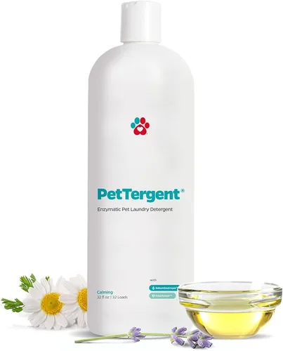 Pet Parents® PetTergent®, Detergente Enzymatic para ropa para mascotas, 32 onzas, 32 cargas, removedor de manchas de mascotas y eliminador de olores