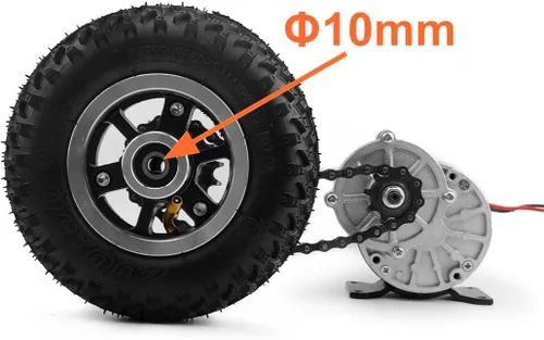 Miniatura 2 de L-faster Kit de conversión eléctrica de 24 V de doble unidad de 250 W con controlador de palanca de mando para carrito Dolly, silla de ruedas ligera
