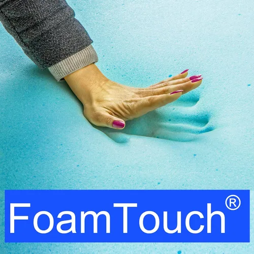 Miniatura 4 de FoamTouch Cojín de banco de espuma viscoelástica de gel de 4 x 30 x 72 pulgadas, repuesto de firmeza media