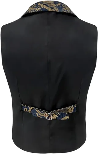 Miniatura 3 de COMBACK Chaleco de traje gótico victoriano para hombre Steampunk