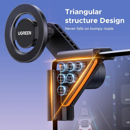 Miniatura 3 de UGREEN Soporte para teléfono para Tesla Model 3 y Y Accesorios Montura de coche Magsafe Montura magnética para teléfono Soporte para teléfono más