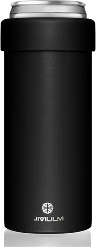 Miniatura 11 de Enfriador aislado de acero inoxidable para latas delgadas de 12 onzas Soporte para bebidas de latas delgadas para seltzer duro, cerveza, refrescos