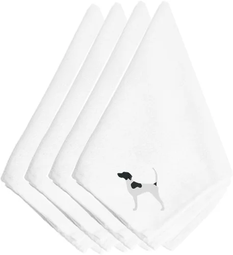 Miniatura 72 de Caroline's Treasures BB3448NPKE Affenpinscher - Juego de 4 servilletas bordadas, lavables, suaves, duraderas, servilletas de mesa para hotel