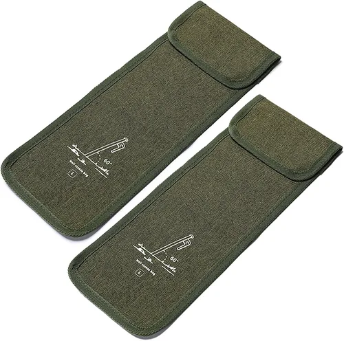 Miniatura 9 de 2 bolsas de estacas para tienda de campaña (S+L) resistentes a pinchazos, bolsas de almacenamiento de clavijas de gran capacidad, bolsa impermeable