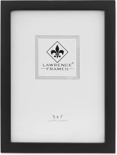 Miniatura 92 de Lawrence Frames Marco de fotos de madera negra, colección Gallery, 2 x 3 pulgadas, negro