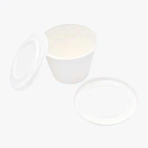 Miniatura 5 de Tapas de 4.5 pulgadas para recipientes de sopa de 17 onzas [paquete de 50], resistentes, 100% biodegradables, compostables para el hogar, sin