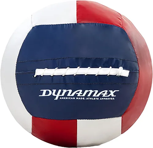 Miniatura 17 de Dynamax Standard Medicine Ball, 4–30 lb Soft Shell Wall Ball, 14-Inch Weighted Exercise Ball for Strength Training, Core Workouts, Conditioning &