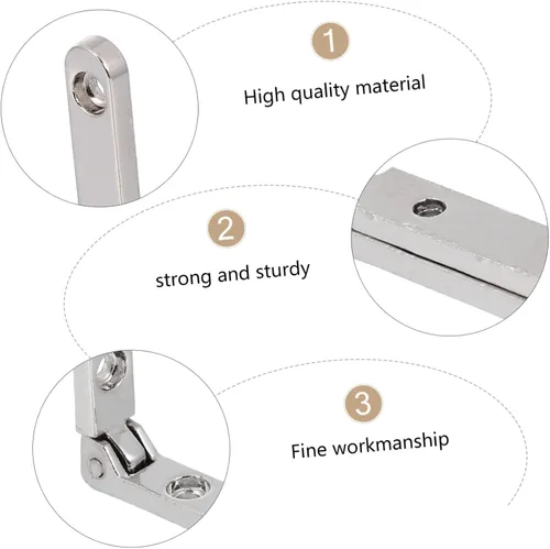 Miniatura 6 de Bisagra de caja de madera de 90 Uds. Bisagras de aleación de zinc Bisagras decorativas para el pecho Bisagras de caja de joyería Bisagras de 90