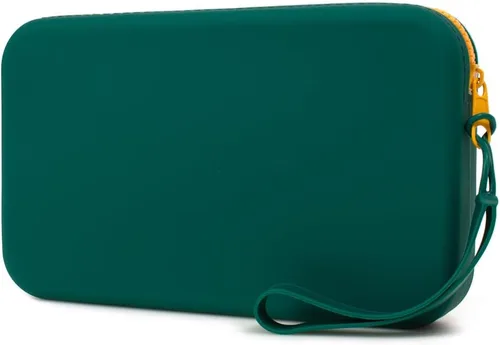 Bolsa de maquillaje grande de silicona, bolsa de aseo de viaje para mujer, bolsa de maquillaje grande, organizador portátil para cosméticos, bolsa