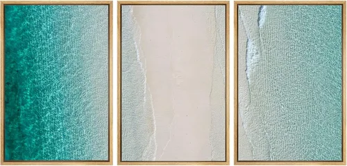 Miniatura 9 de SIGNWIN Lienzo enmarcado para pared, juego de arte nublado de tormenta, cielo, bosque otoñal, árboles, rústico, naturaleza, fotografía, realismo