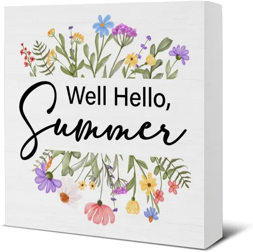 Miniatura 15 de Letrero de madera con diseño de girasol de granja, con texto en inglés "Hey There Sunshine", letrero decorativo de escritorio de verano, decoración